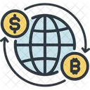 Bitcoin Blockchain Dollar Icon