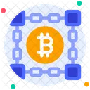 Blockchain Network Transaction Icon