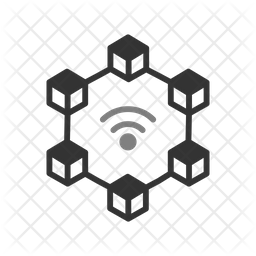 Blockchain Icon - Download in Dualtone Style