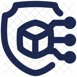 Blockchain Icon - Download in Line Style