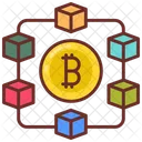 Blockchain Cryptocurrency Ledger Technology Icon