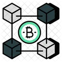 Bitcoin Chain Cryptocurrency Crypto Icon