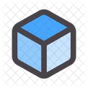 Blockchain Cube Geometry Icon