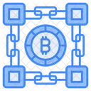 Blockchain Bitcoin Cryptocurrency Icon