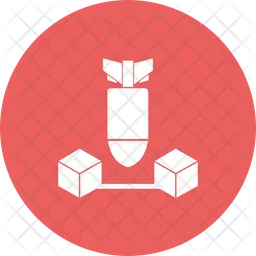 Blockchain attack  Icon