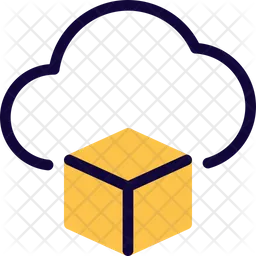 Blockchain Cloud  Icon