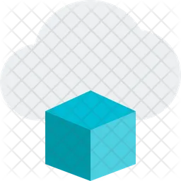 Blockchain Cloud  Icon
