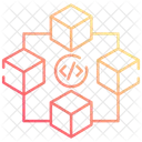 Blockchain coding  Icon