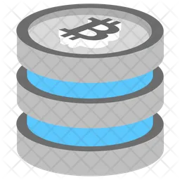 Blockchain Database  Icon