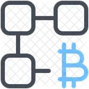 Blockchain de bitcoins  Ícone
