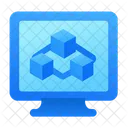Explorer Blockchain Decentralized Icon