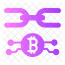 Blockchain Bitcoin Coin Icon