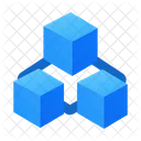 Blockchain Cryptocurrency Bitcoin Icon