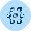 Blockchain Pentaglow Icon