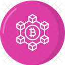 Blockchain Digital Currency Finance Icon