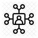 Blockchain Digital Identity Icon