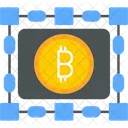 Blockchain Descentralizado Livro Razao Ícone