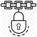 Blockchain Locked Blockchain Blockchain Security Icon