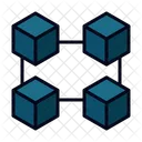 Blockchain Bitcoin Cryptocurrency Icon