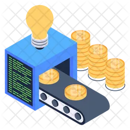 Blockchain Idea  Icon