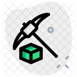 Blockchain Mining  Icon
