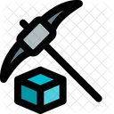 Blockchain Mining Icon