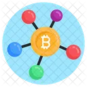 Bitcoin Nodes Bitcoin Network Money Network Icon