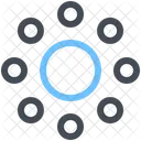 Blockchain-Netzwerk  Symbol