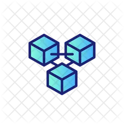 Blockchain network  Icon