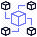 Blockchain Network Digital Technology Icon