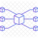 Blockchain Network  Icon