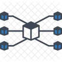 Blockchain Network  Icon
