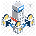 Blockchain Network  Icon