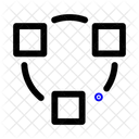 Blockchain Network  Icon