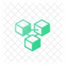 Blockchain network  Icon