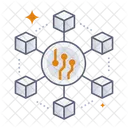 Blockchain network  Icon
