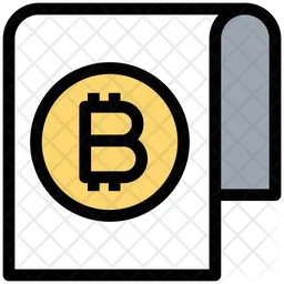 Blockchain Paper  Icon