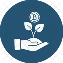 Blockchain plant  Icon