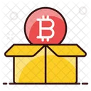 Blockchain Reward Bitcoin Box Bitcoin Package Icon