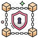 Blockchain Security Crypto Digital Currency Icon