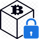 ブロックチェーンセキュリティ、ブロックチェーン暗号化、暗号セキュリティ アイコン