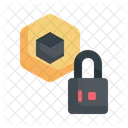 Blockchain Lock Security Icon