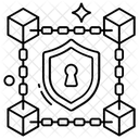 Blockchain Security  Icon
