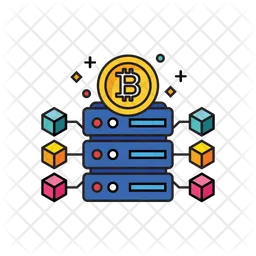 Blockchain Server  Icon