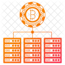 Blockchain Servers Cryptocurrency Icon