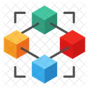 Blockchain Technology Networking Artificial Intelligence Icon