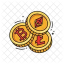 Blockchain Token  Icon