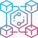 Blockchain Criptomoeda Descentralizado Ícone