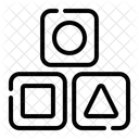 Blocke Spiel Stucke Symbol