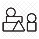 Blocke Wurfel Symbol